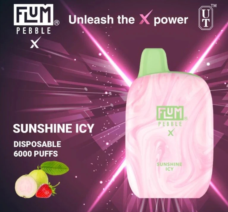 FLUM PEBBLES 6000パフVape - サンシャイン アイス：日本市場を照らすクールな一撃