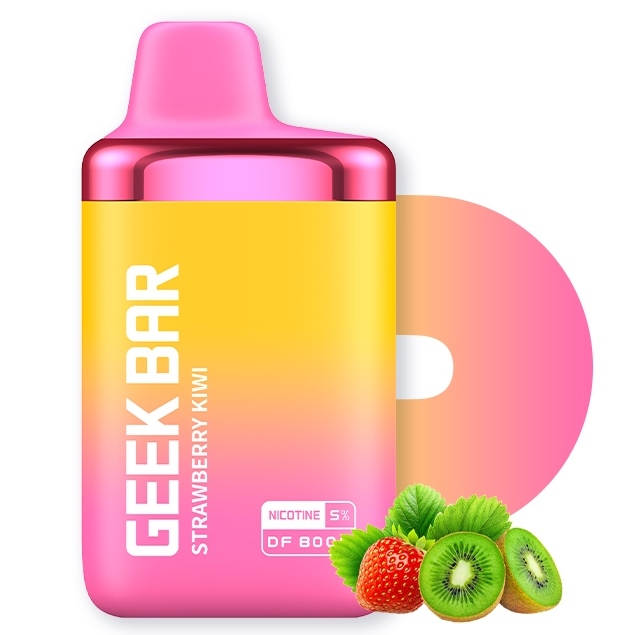 Geek Bar DF8000 Puffs Vape - イチゴキウイ：日本の次世代ベイプが描くフレーバーの革新