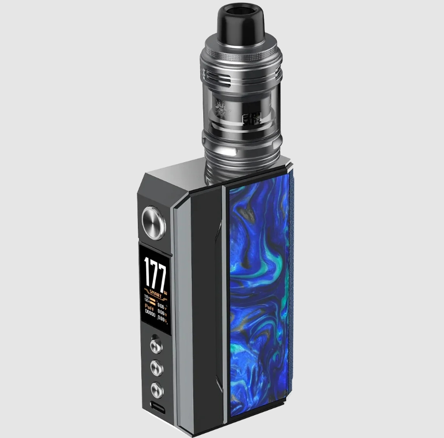 VooPoo Drag 4 Kit Vape – ガンメタル＋オーシャンブルー：デザインと性能の融合が生む新たな体験