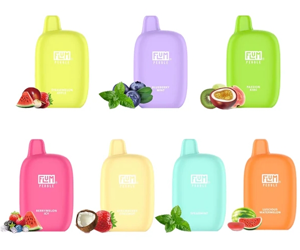FLUM PEBBLES 6000 Puffs Vape - イチゴリンゴ：2025年の日本市場に寄り添う革新的フルーツブレンド