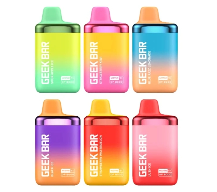 Geek Bar DF8000 Puffs Vape - イチゴキウイ：日本の次世代ベイプが描くフレーバーの革新